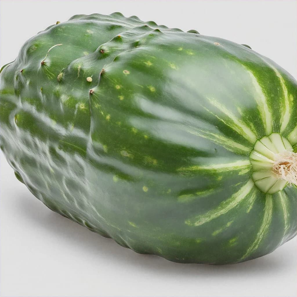 African Cucumber - fresh fruit image for easy identification