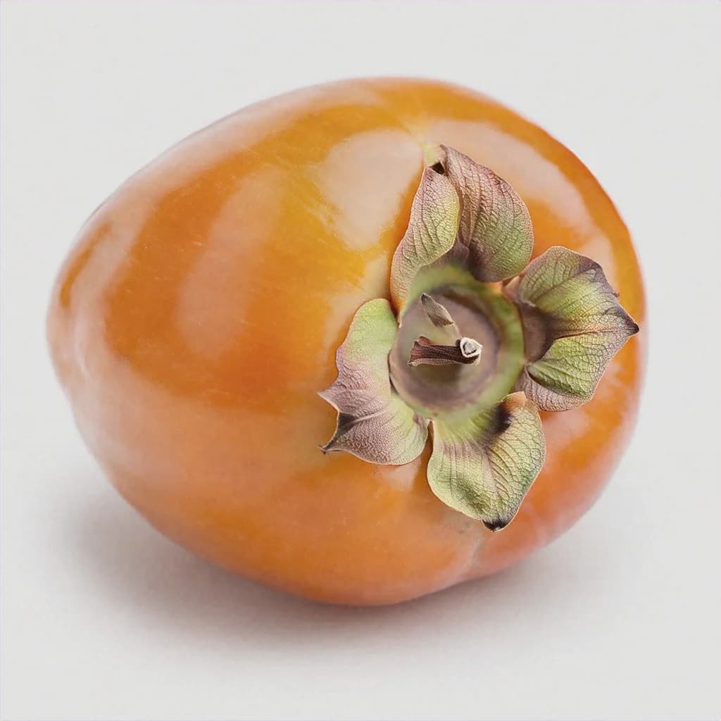 African Persimmon - fresh fruit image for easy identification