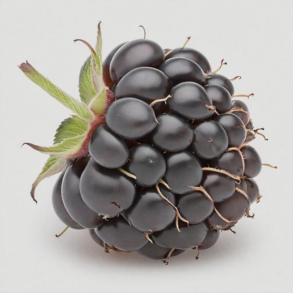 Rubus saxatilis (Stone Bramble) - fresh fruit image for easy identification