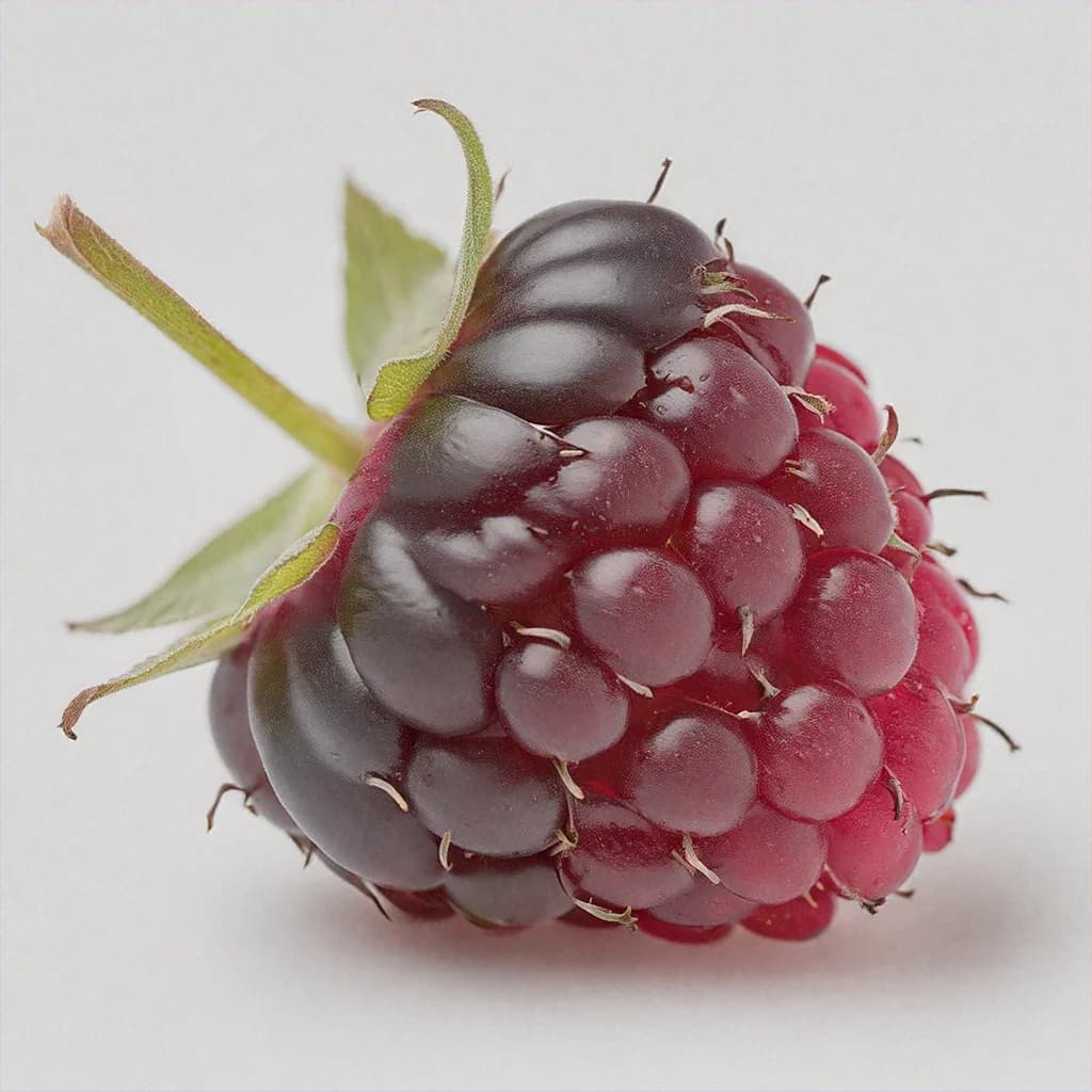 Thimbleberry - fresh fruit image for easy identification