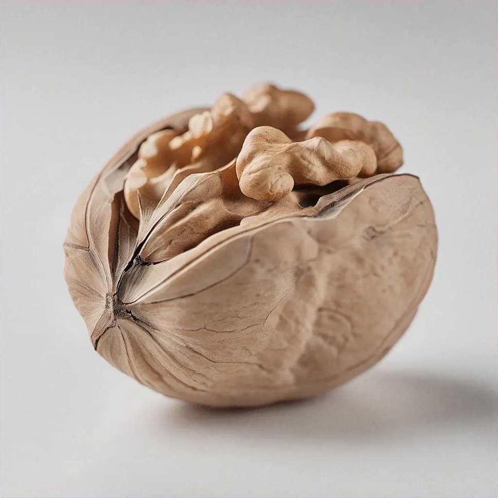 Walnut - fresh fruit image for easy identification