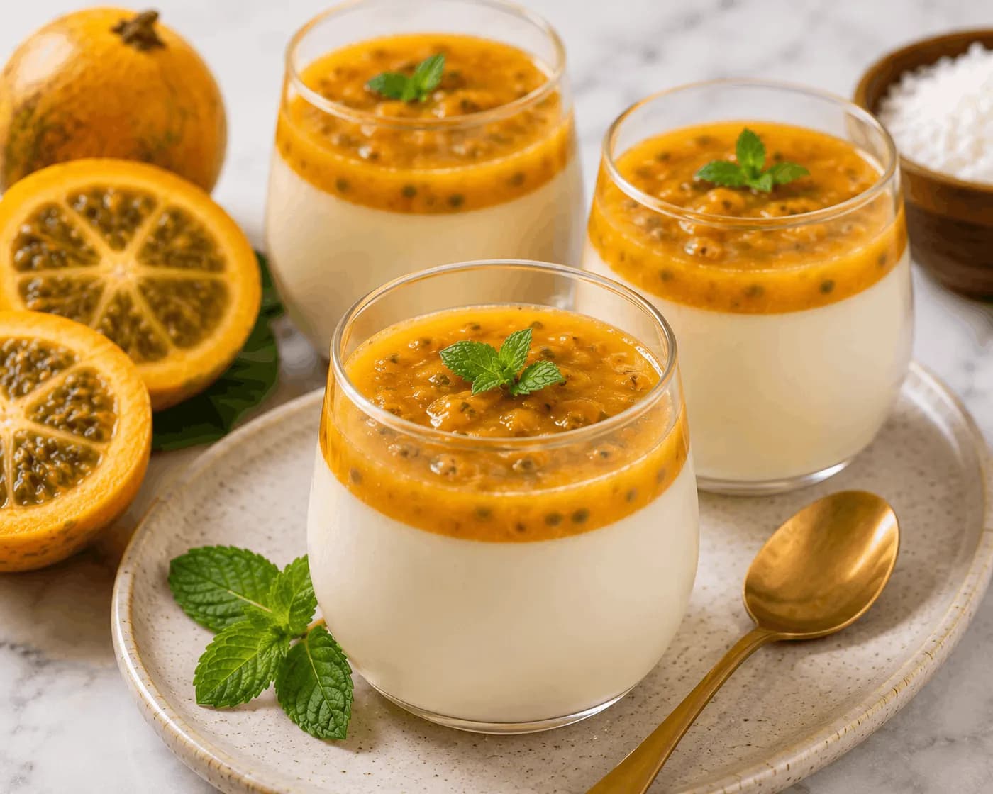 Lulo Coconut Panna Cotta