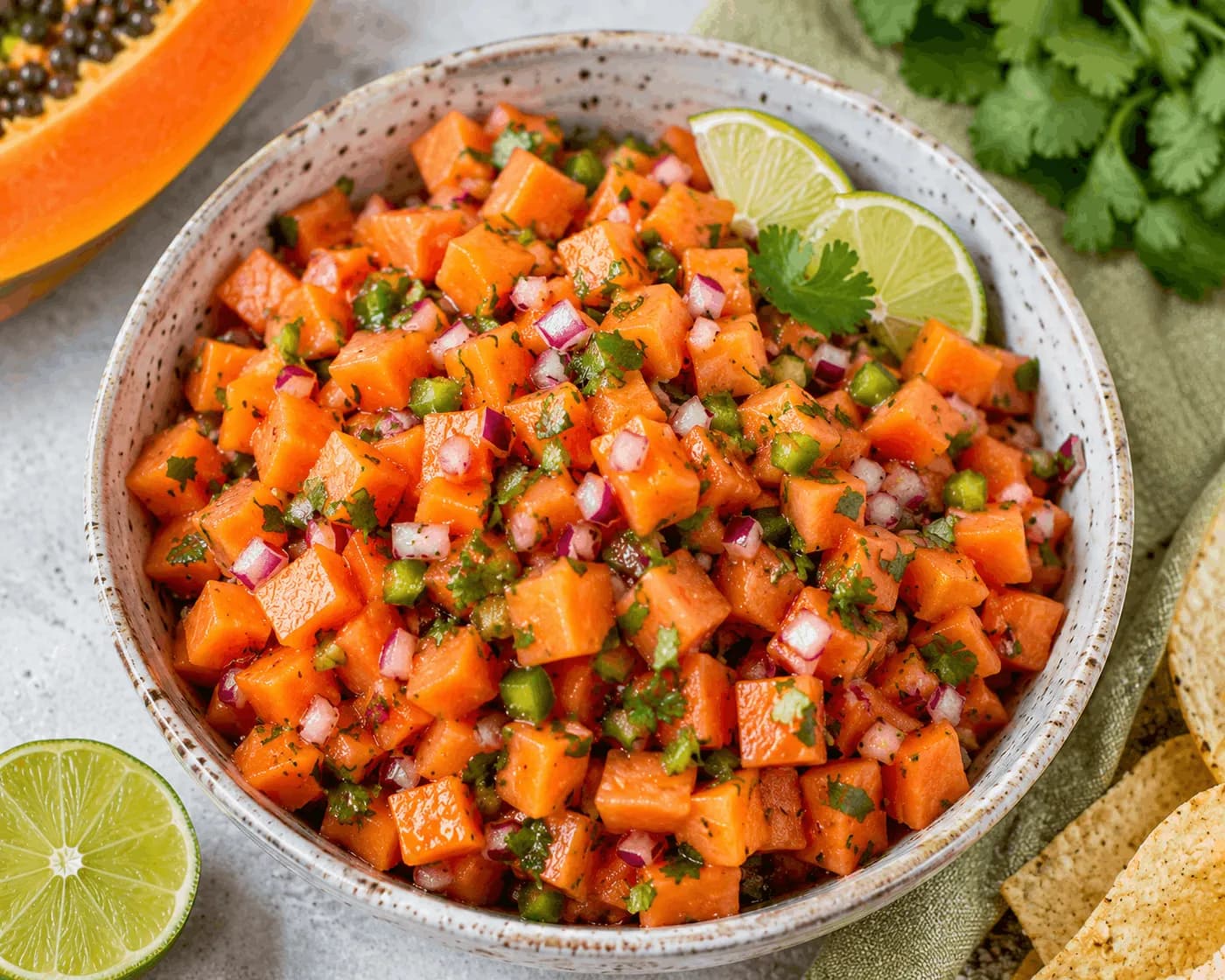 Papaya Lime Salsa